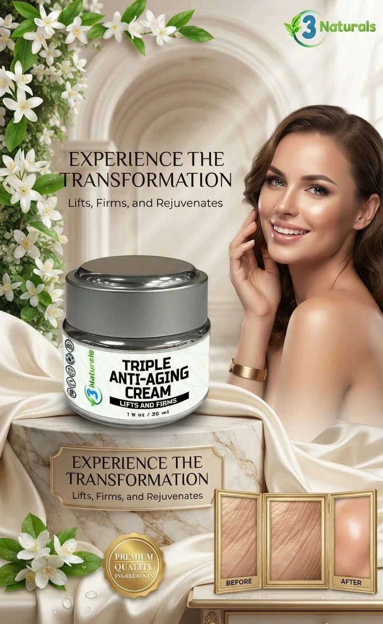 Triple Anti-Aging Cream Container